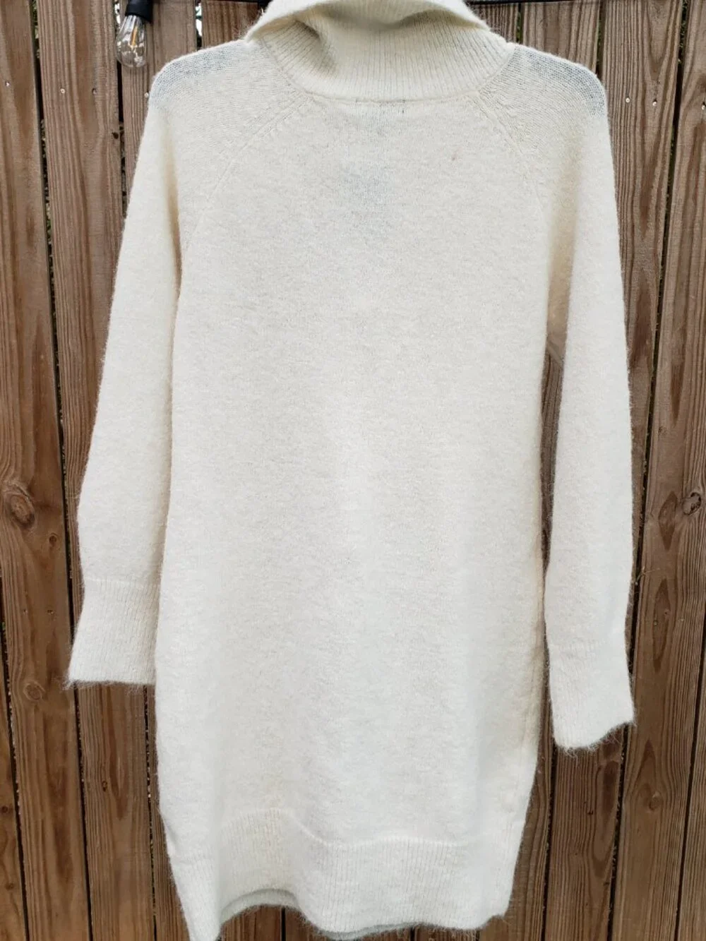 BNWT As U Wish Ivory Cream/White Sweater soft cozy (M) - Picture 7 of 7